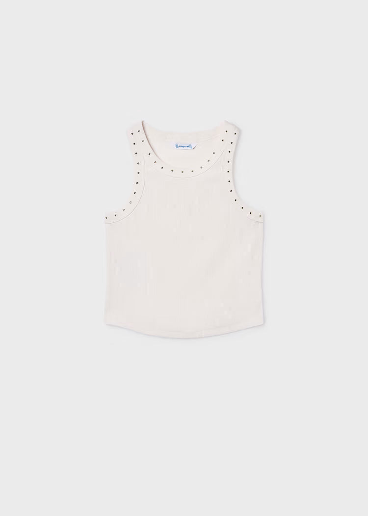 Camiseta tirantes canale con tachuelas