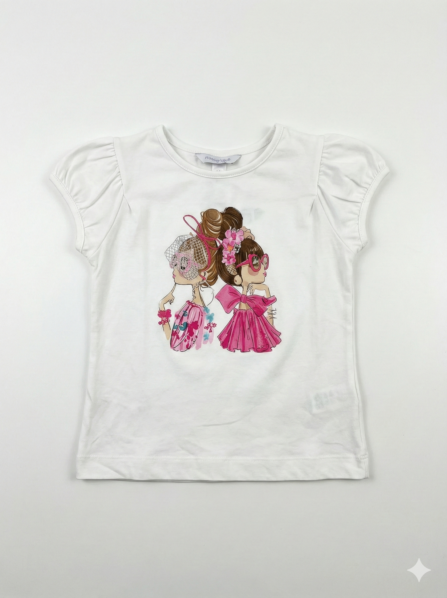 Camiseta Manga Corta De Muñecas
