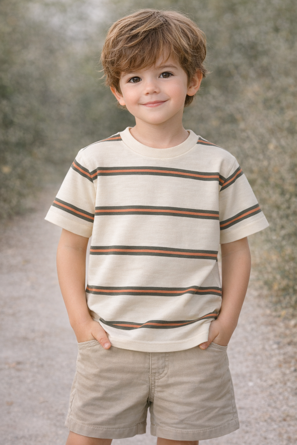 Camiseta Manga Corta rayas