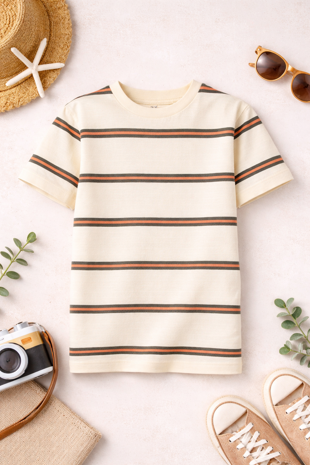 Camiseta Manga Corta rayas