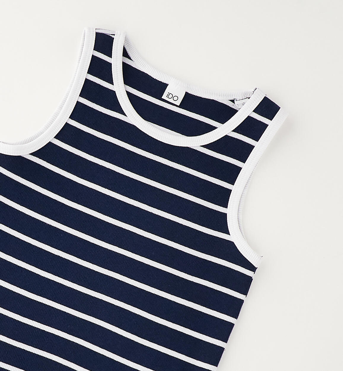Camiseta canalé rayas