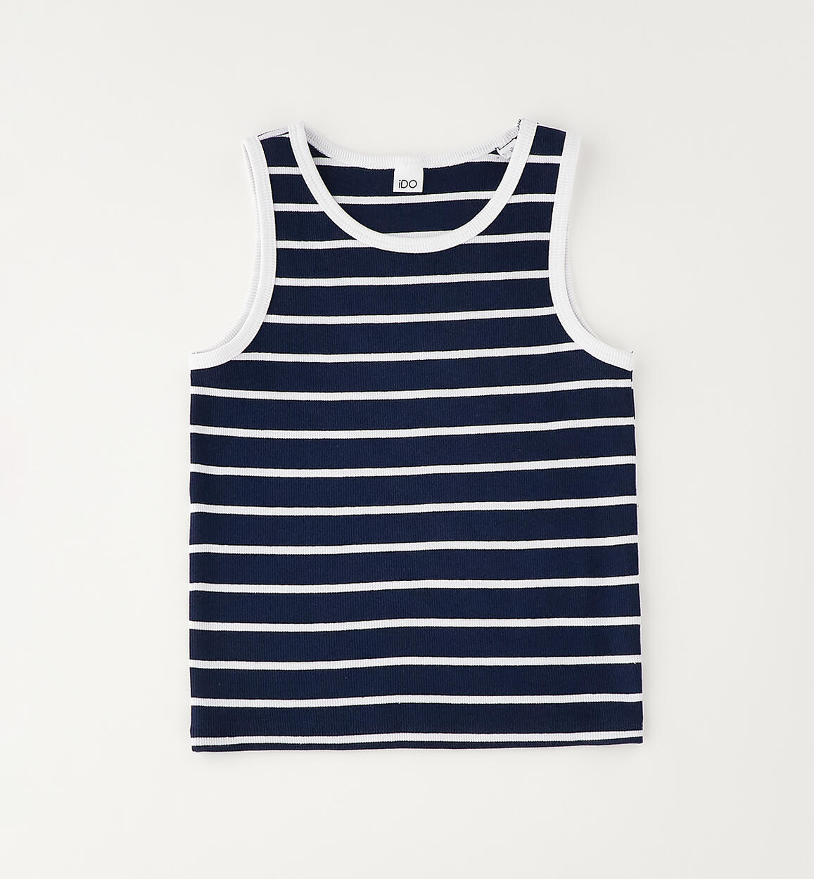 Camiseta canalé rayas