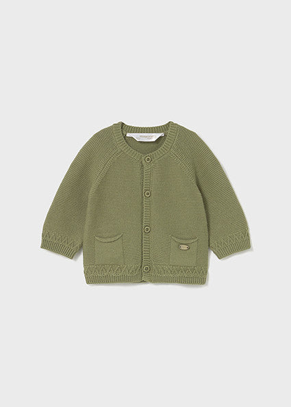 Chaqueta Cardigan Cuello Redondo Tricot