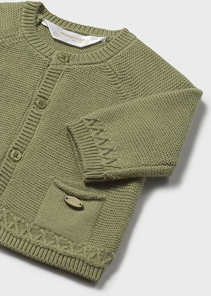 Chaqueta Cardigan Cuello Redondo Tricot