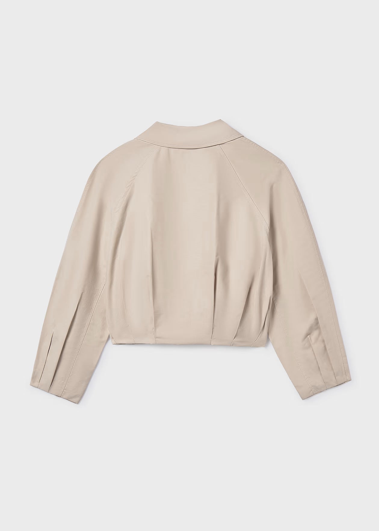 Cazadora plana gabardina