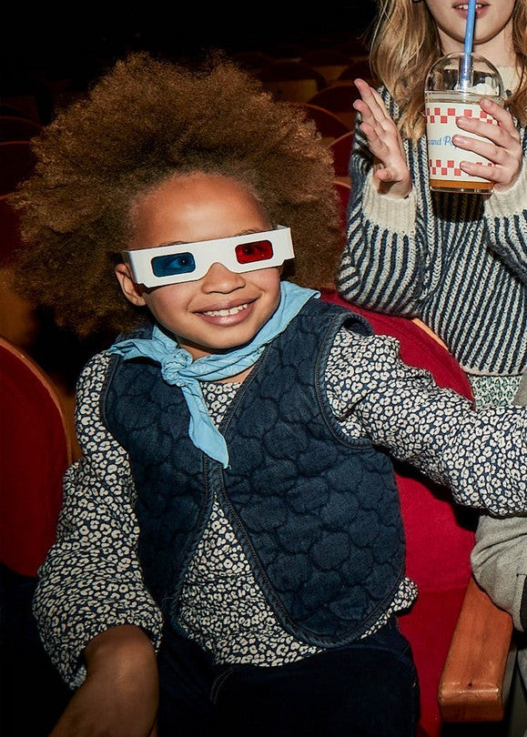 Chaleco Denim Acolchado