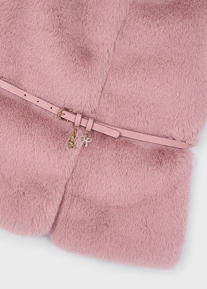 Chaleco Pelo Cinturon