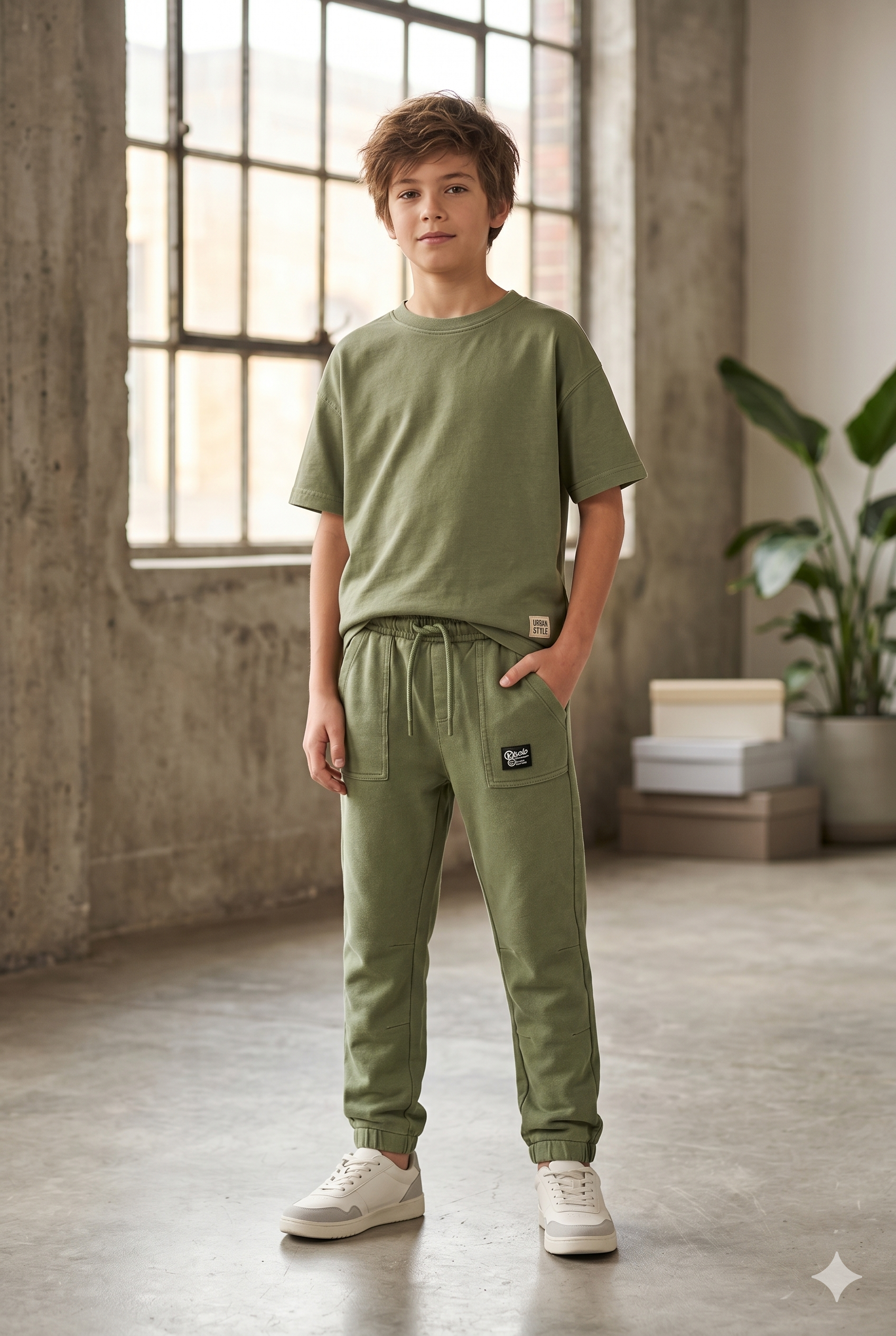 Pantalón Largo Punto Liso Unisex IDO