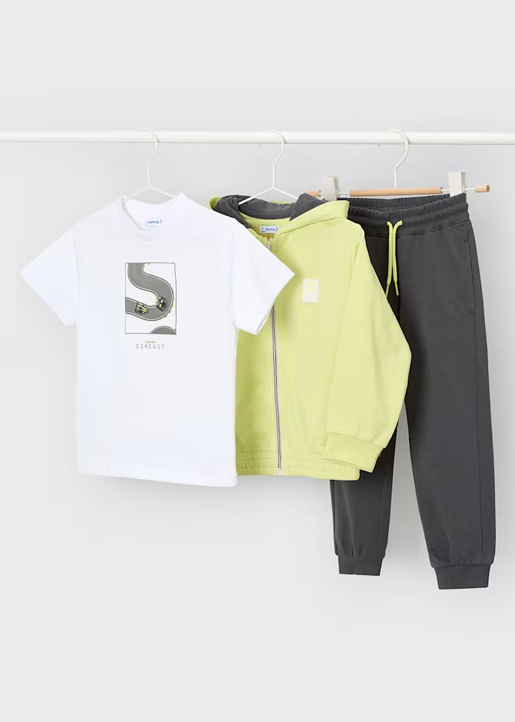 Chandal 3 piezas con camiseta