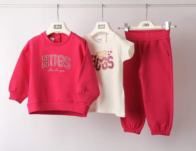 Chandal Jogging Y Camiseta Fucsia