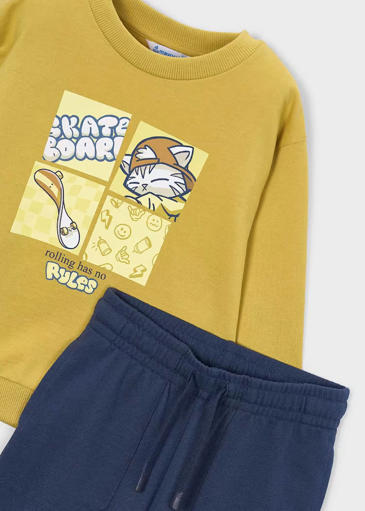Conjunto felpa de niña