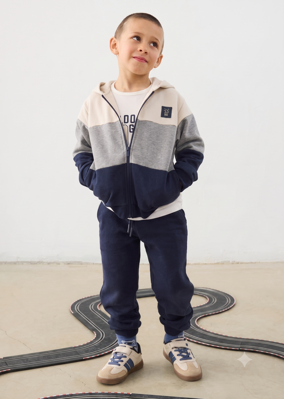Chandal 3 piezas canguro niño