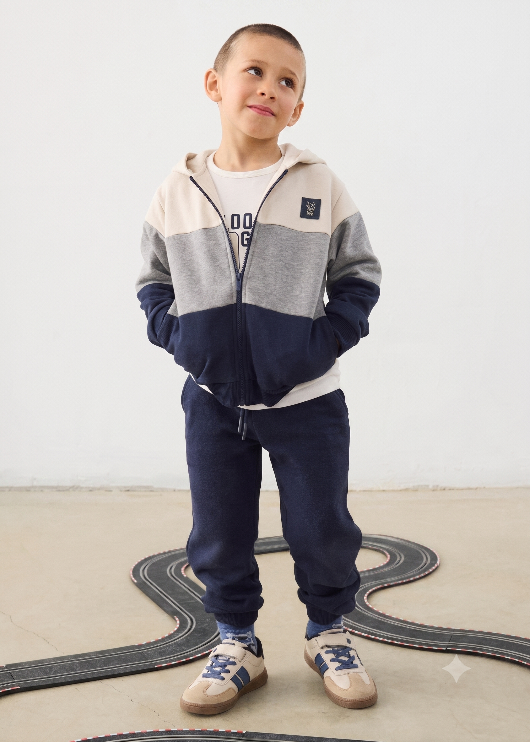 Chandal 3 piezas canguro niño