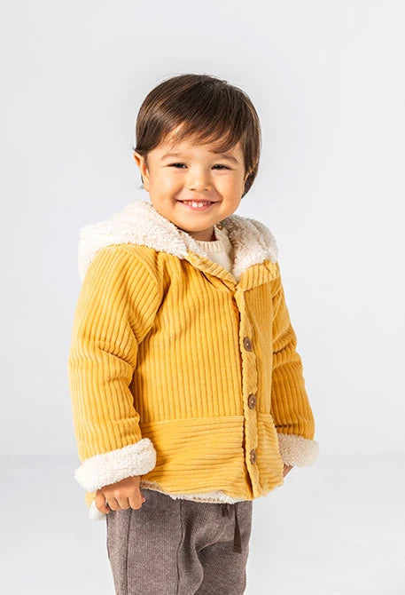 Chaqueta pana punto de bebé