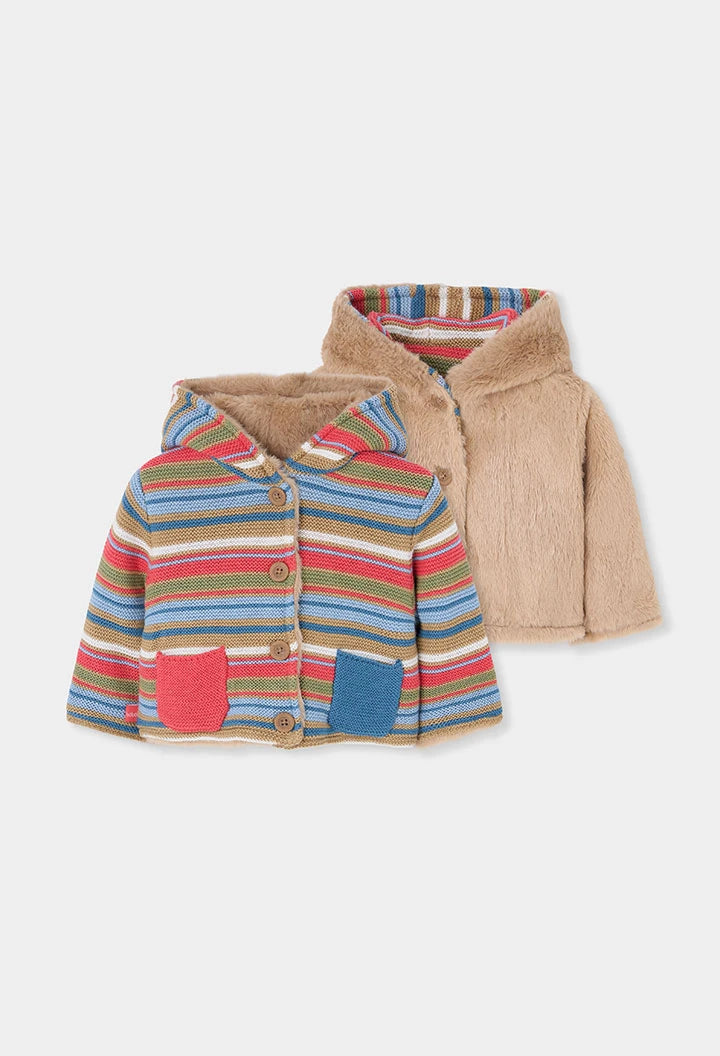 Chaqueta reversible de bebé
