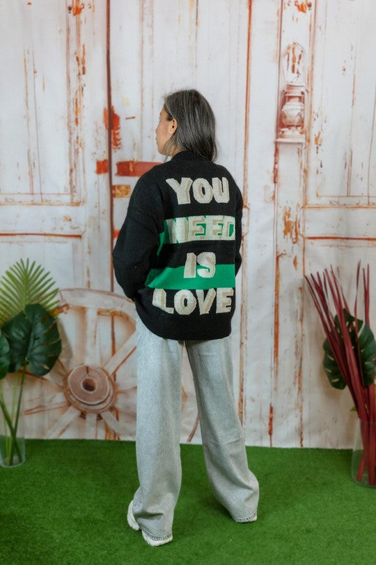 Chaqueta Punto Negra