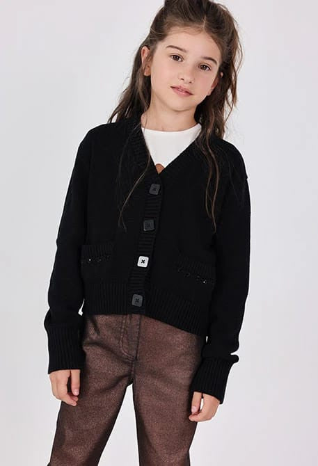 Chaqueta Tricotosa De Niña