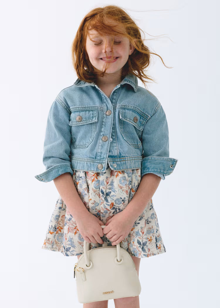 Cazadora denim niña