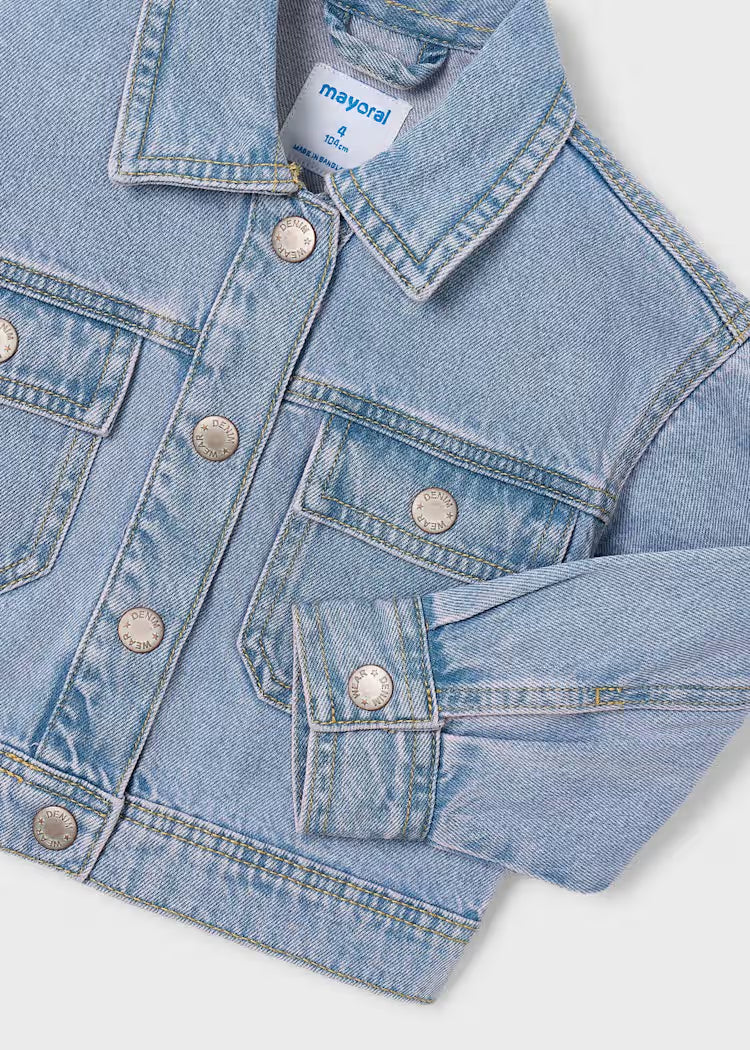 Cazadora denim niña