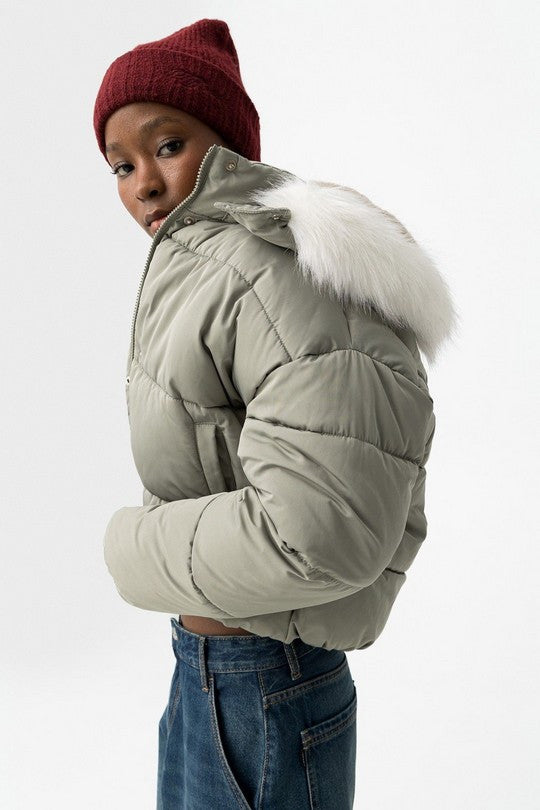 Chaquetón con capucha