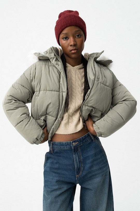 Chaquetón con capucha