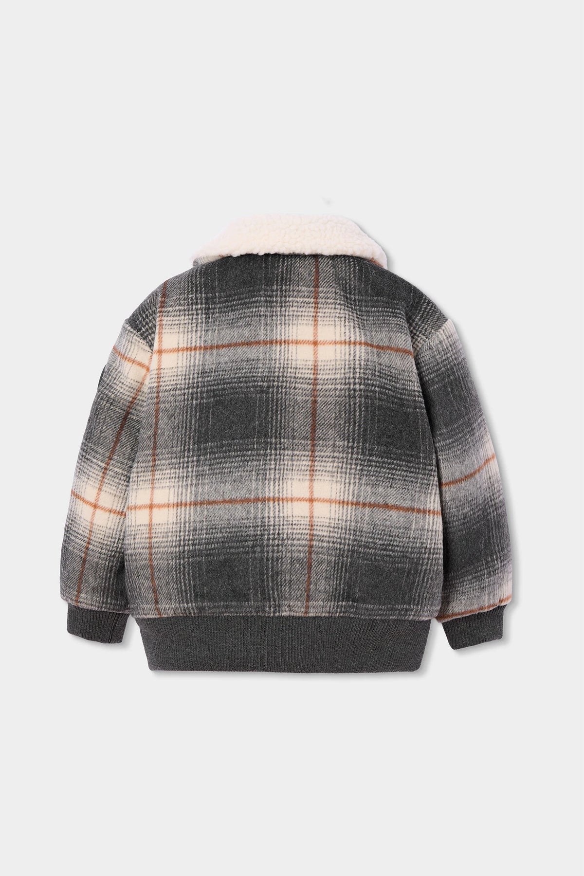 Chaquetón paño combinado de niño