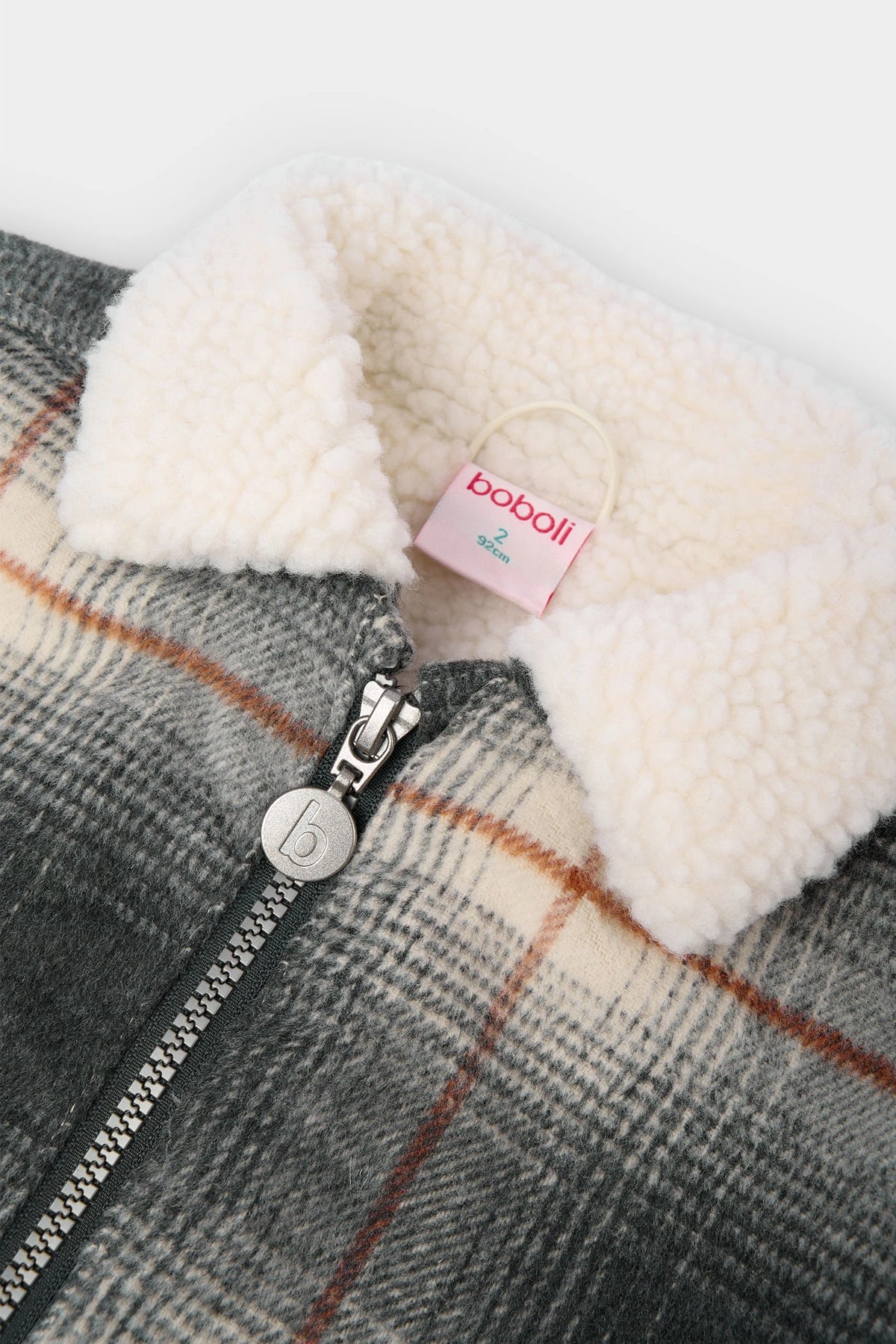Chaquetón paño combinado de niño