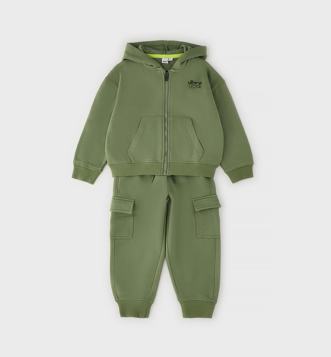 Chandal 2 piezas sudadera cremallera y jogger