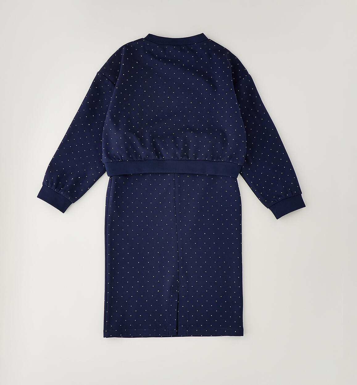 Conjunto sudadera y falda estampado