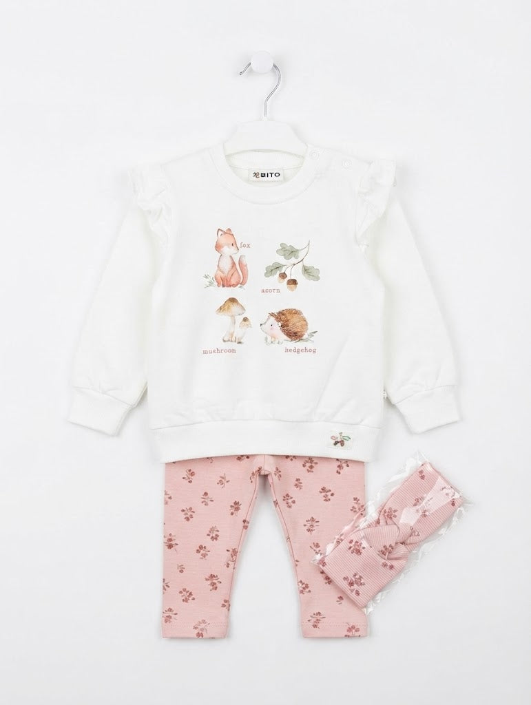 Conjunto legging bebe niña