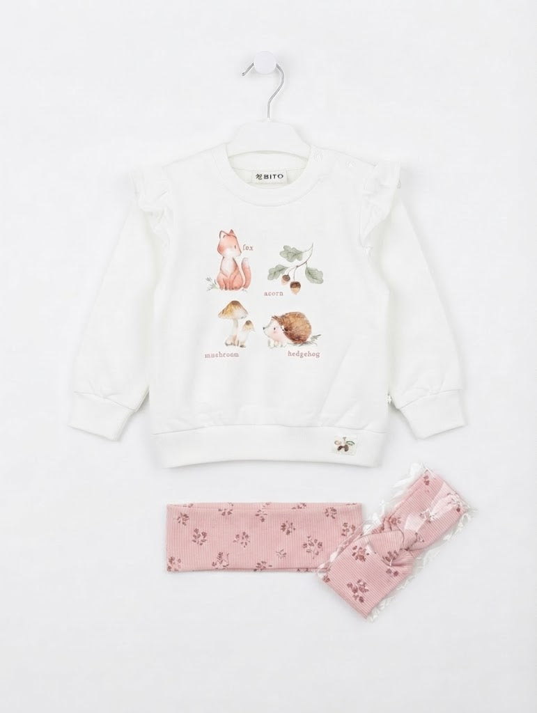 Conjunto legging bebe niña