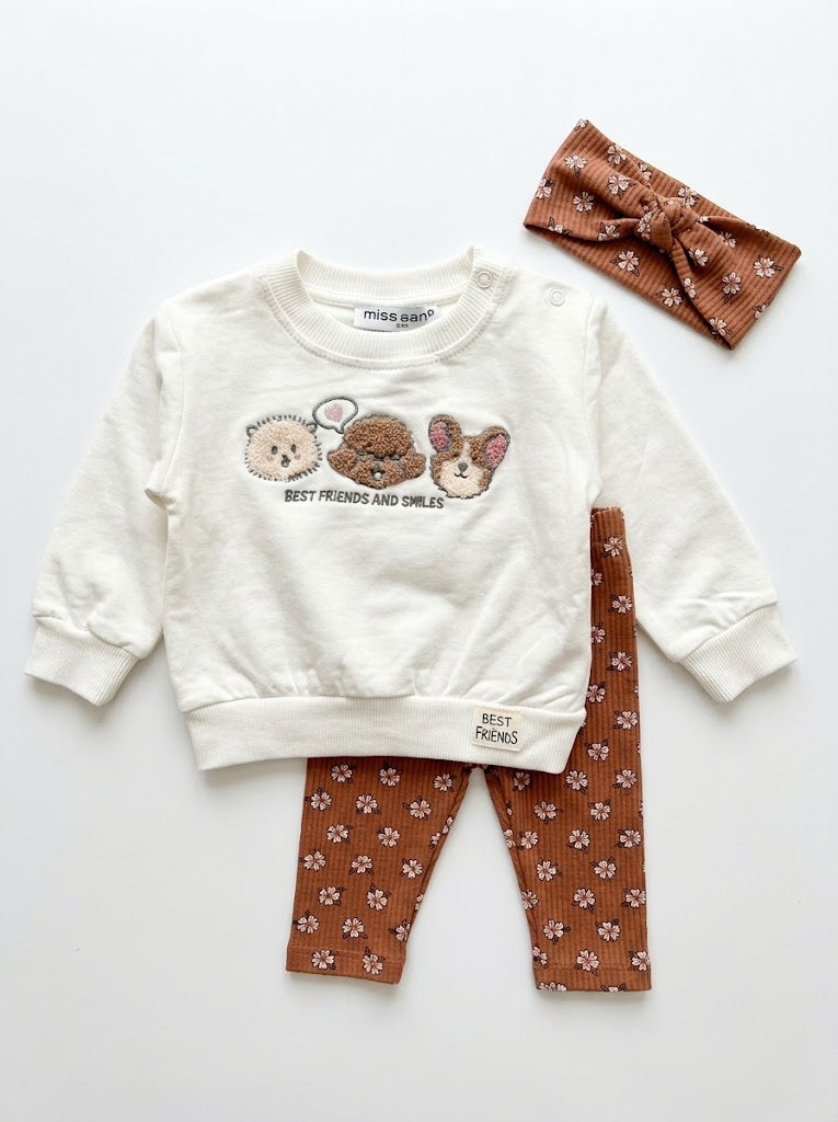 Conjunto legging bebe niña