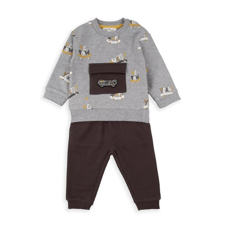 Conjunto 2 Piezas Babybol Gris Skate