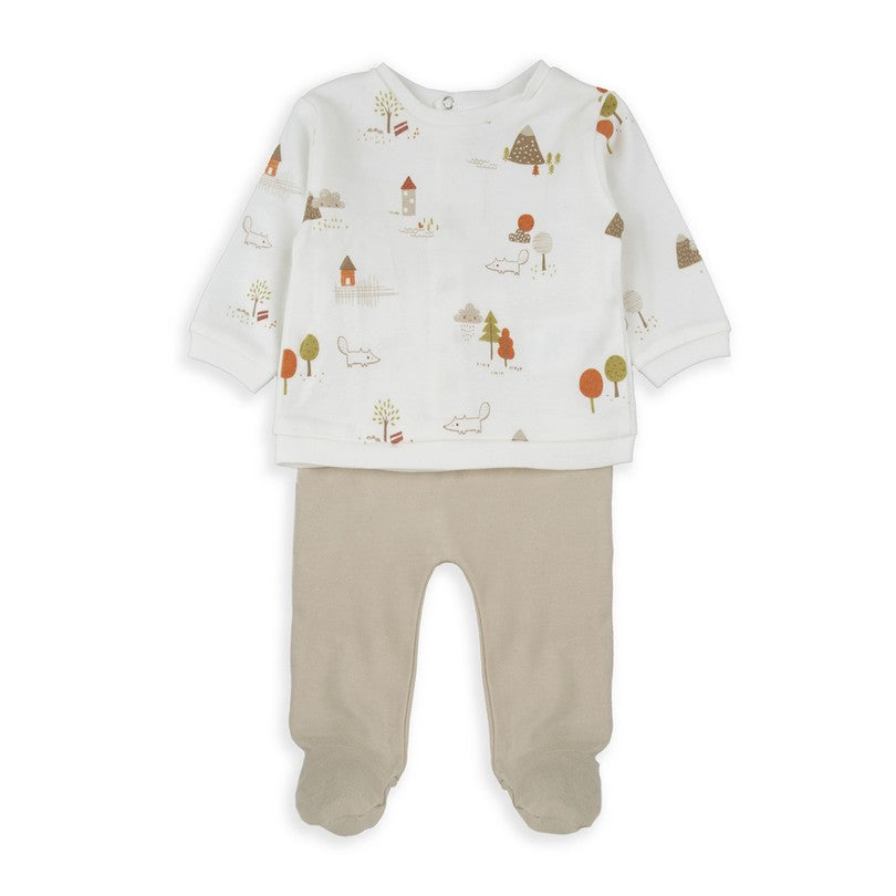 Conjunto 2 Piezas Bebe Algodón