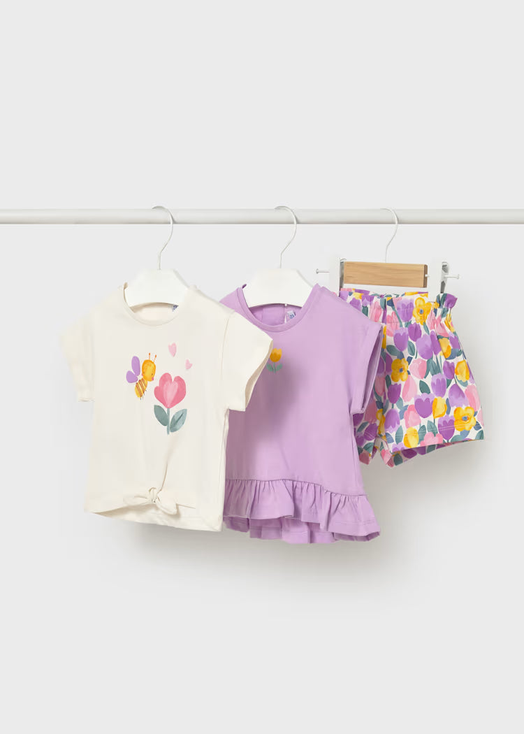Conjunto short 3 piezas