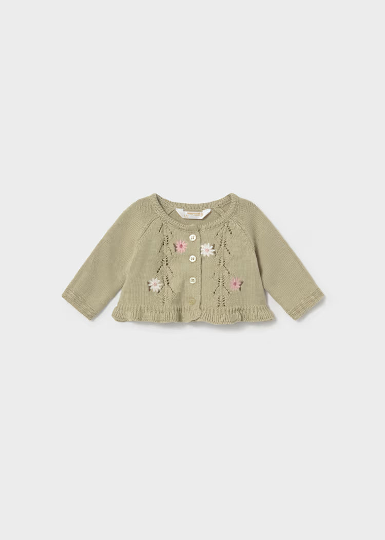 Conjunto 3 piezas chaqueta falda y blusa bebé niña