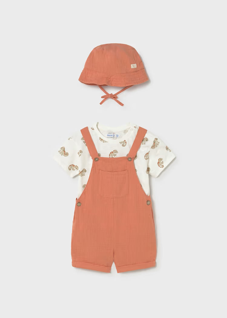Conjunto peto bambula 3 piezas