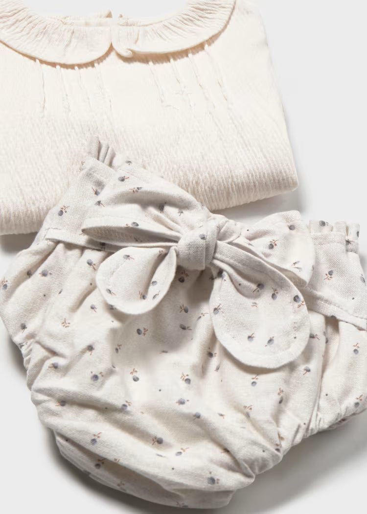 Conjunto 3 piezas bebé niña
