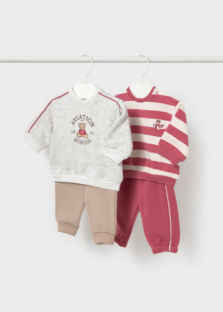 Conjunto punto 4 piezas bebé niño