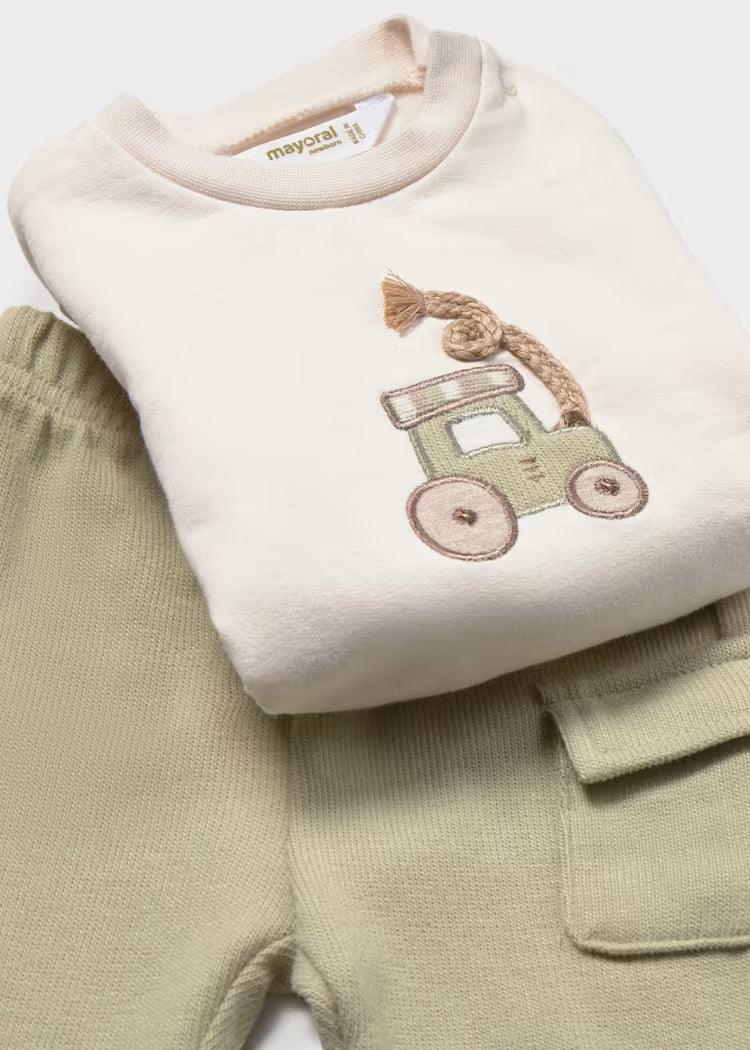 Conjunto punto 4 piezas bebé niño