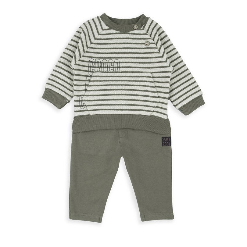 Conjunto Babybol Rayas Caqui
