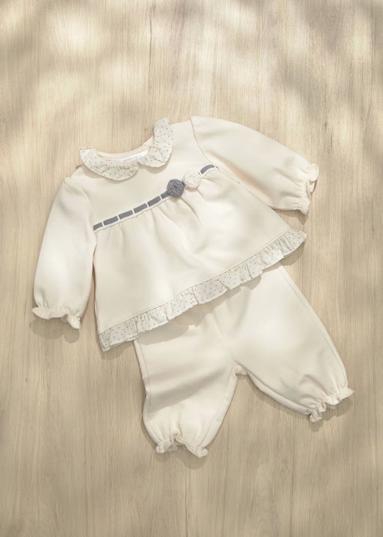 Conjunto pantalon felpa bebé niña
