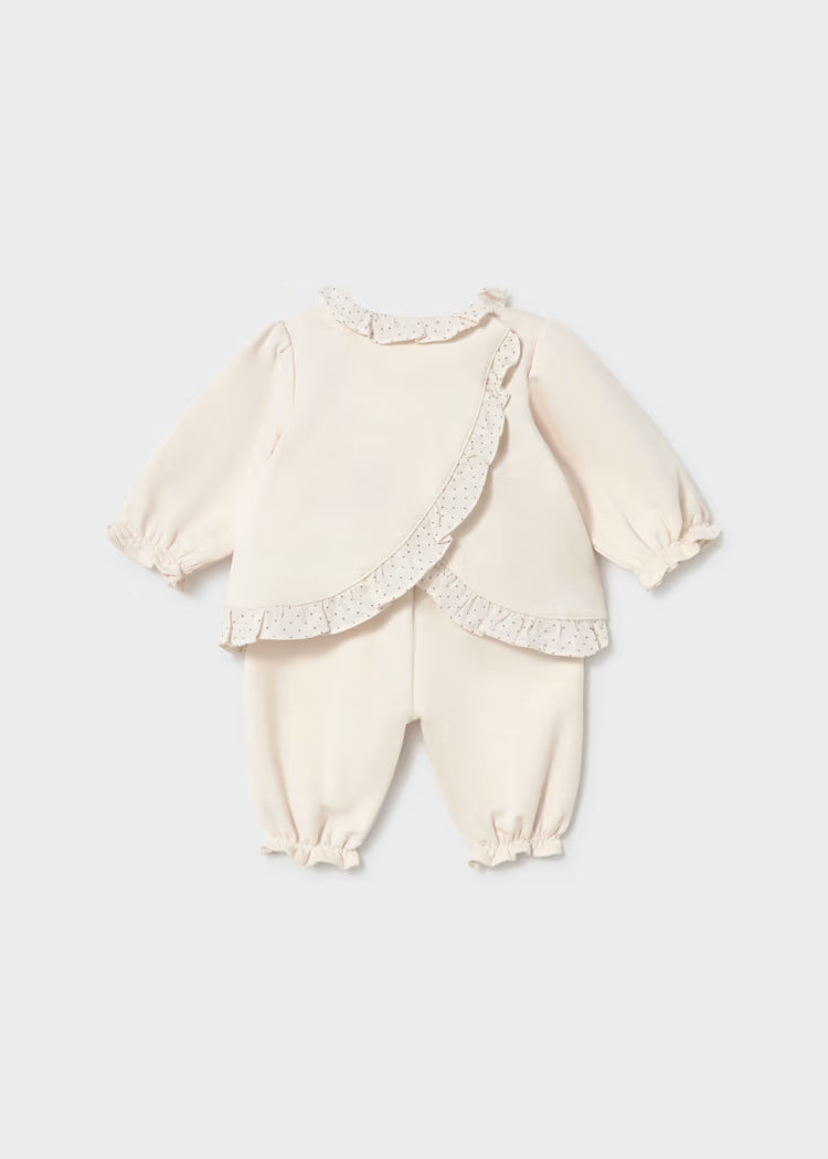 Conjunto pantalon felpa bebé niña