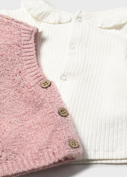 Conjunto Leggings Chaleco Tricot