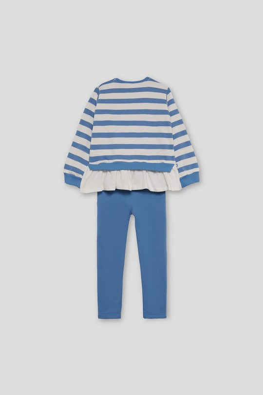 Conjunto Niña Rayas Marinero