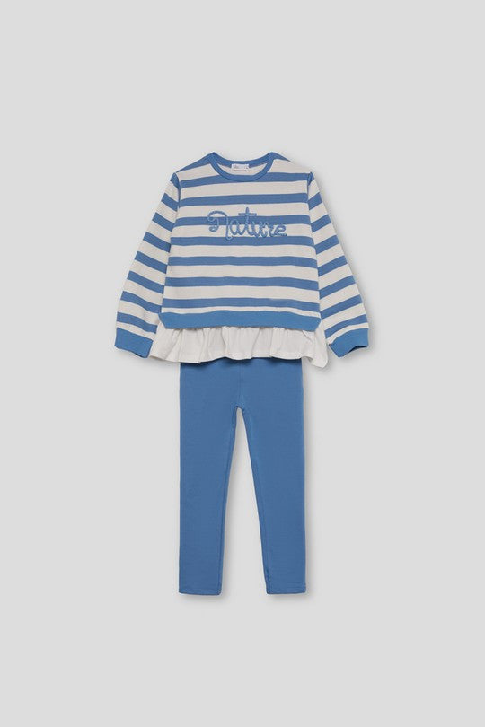 Conjunto Niña Rayas Marinero