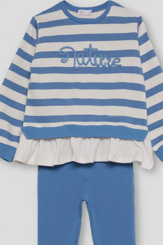 Conjunto Niña Rayas Marinero