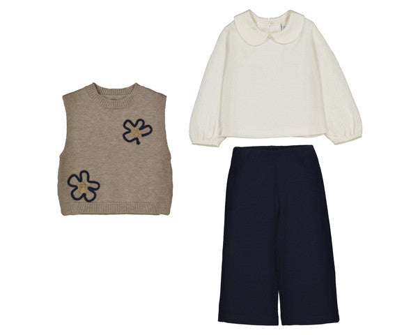 Conjunto Pantalón Chaleco Tricot