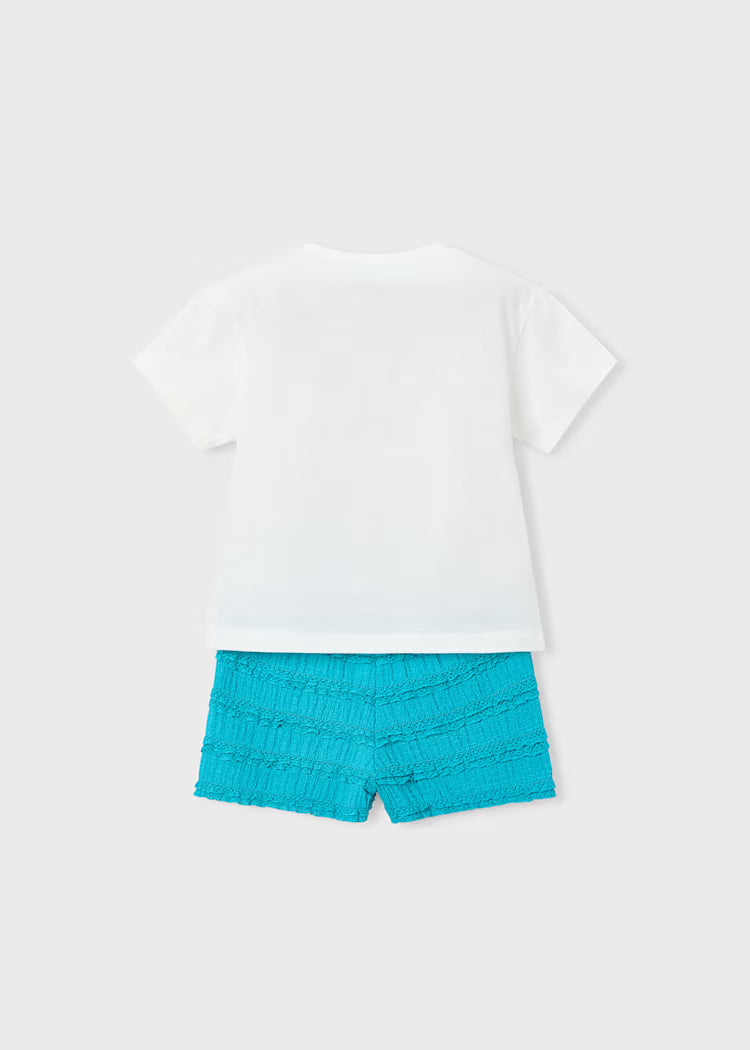 Conjunto short punto fantasia