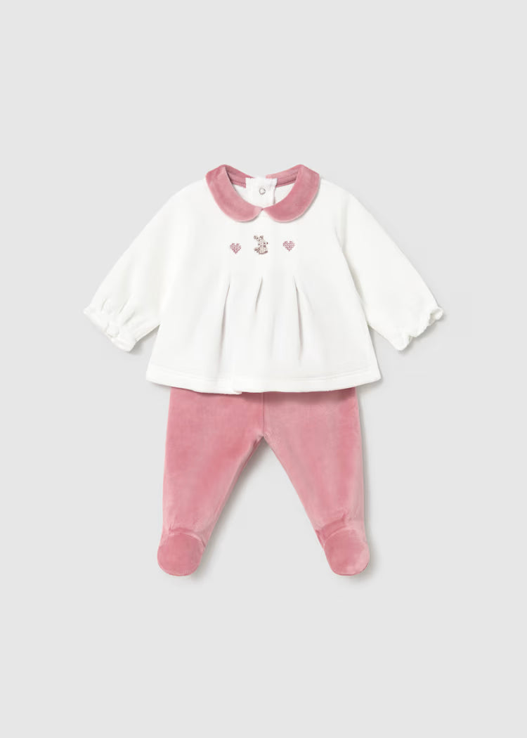 Conjunto polaina tundosado